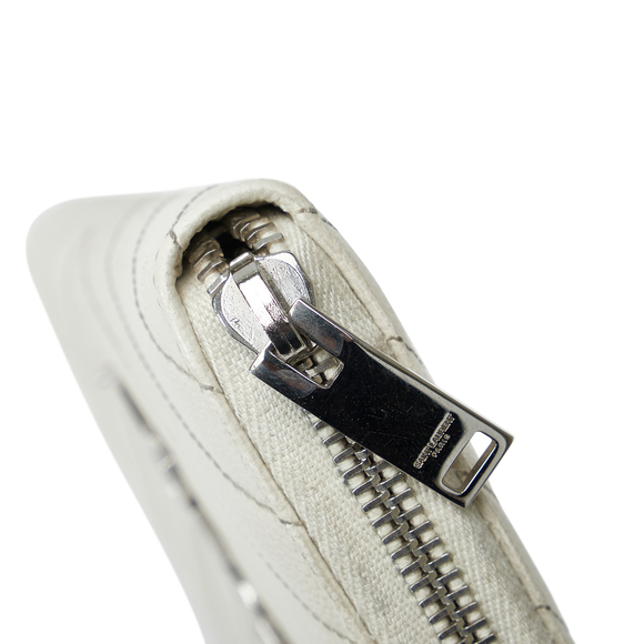 Pre-Loved Saint Laurent Monogram Zip Around Long Wallet - Picture 10 of 12